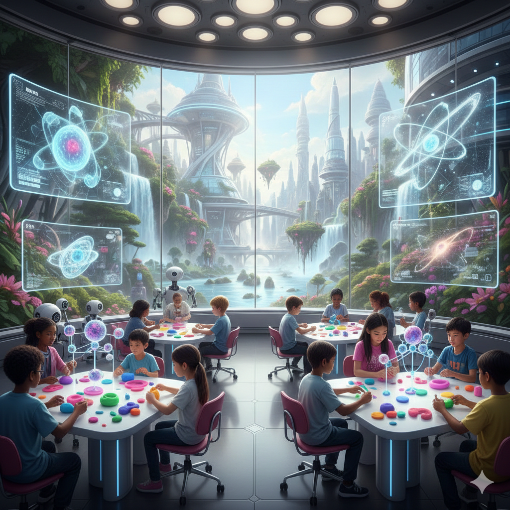 Esempio di atomo creato con il pongo